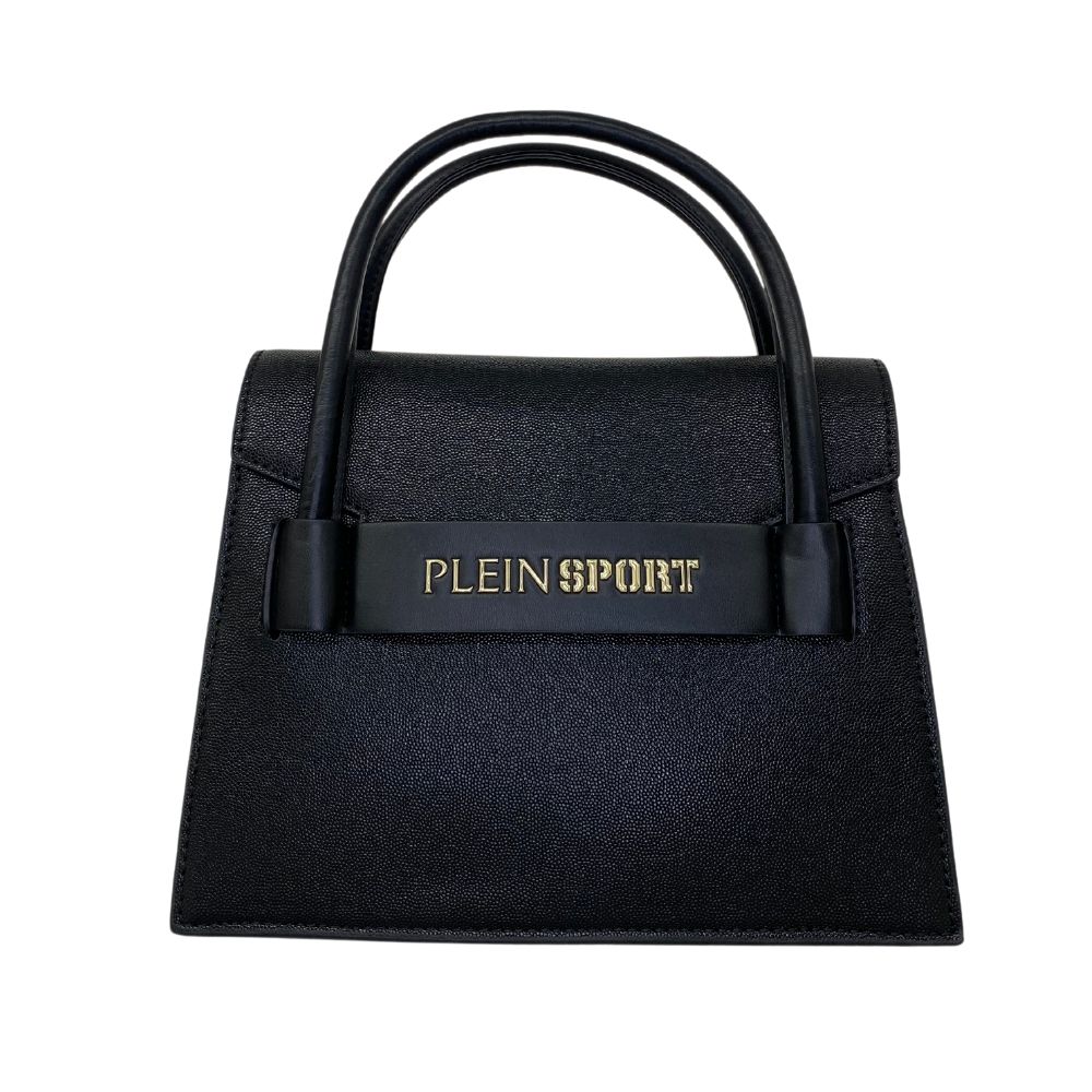 Bolso de mano de polietileno negro