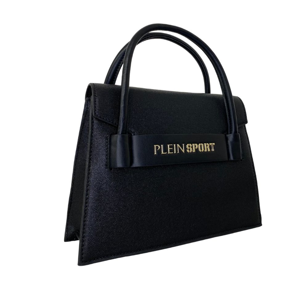 Bolso de mano de polietileno negro