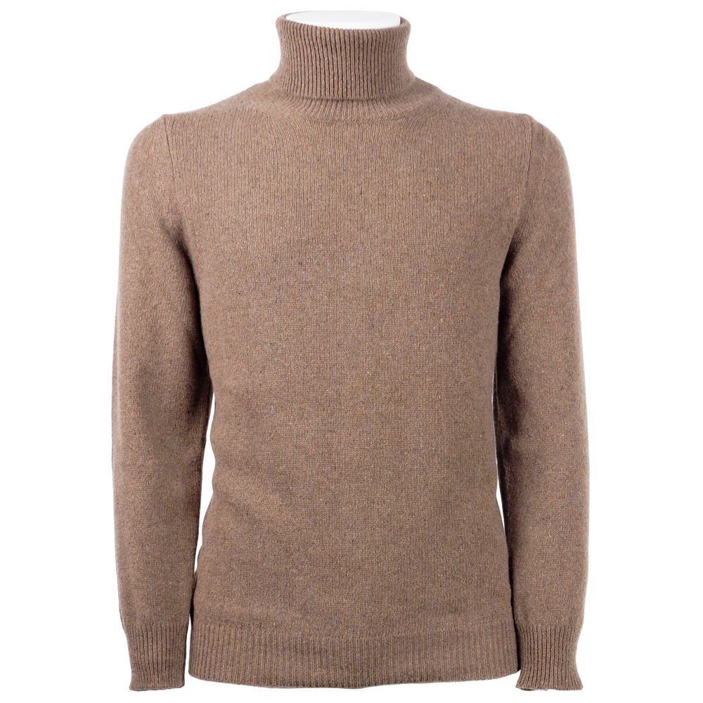 Jersey de cachemira marrón