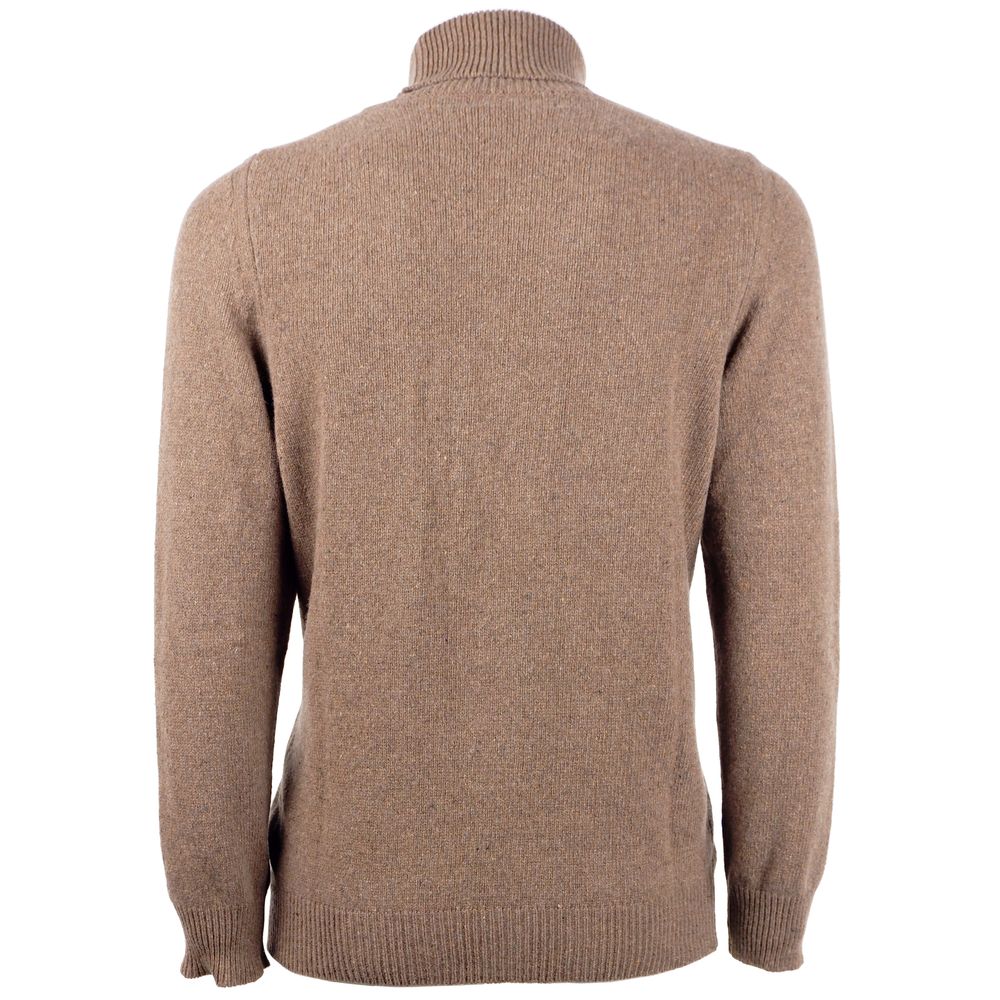 Jersey de cachemira marrón