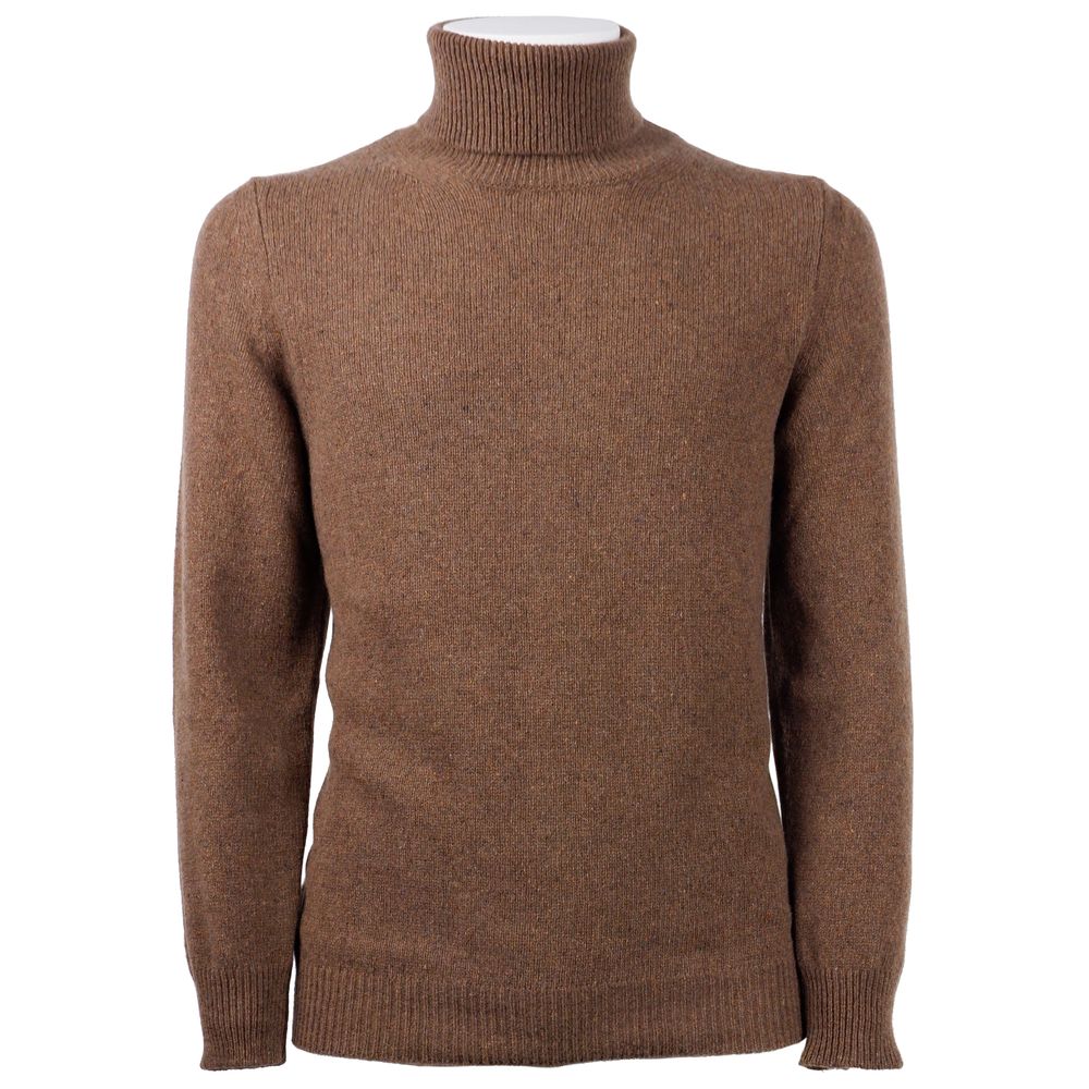 Jersey de cachemira marrón