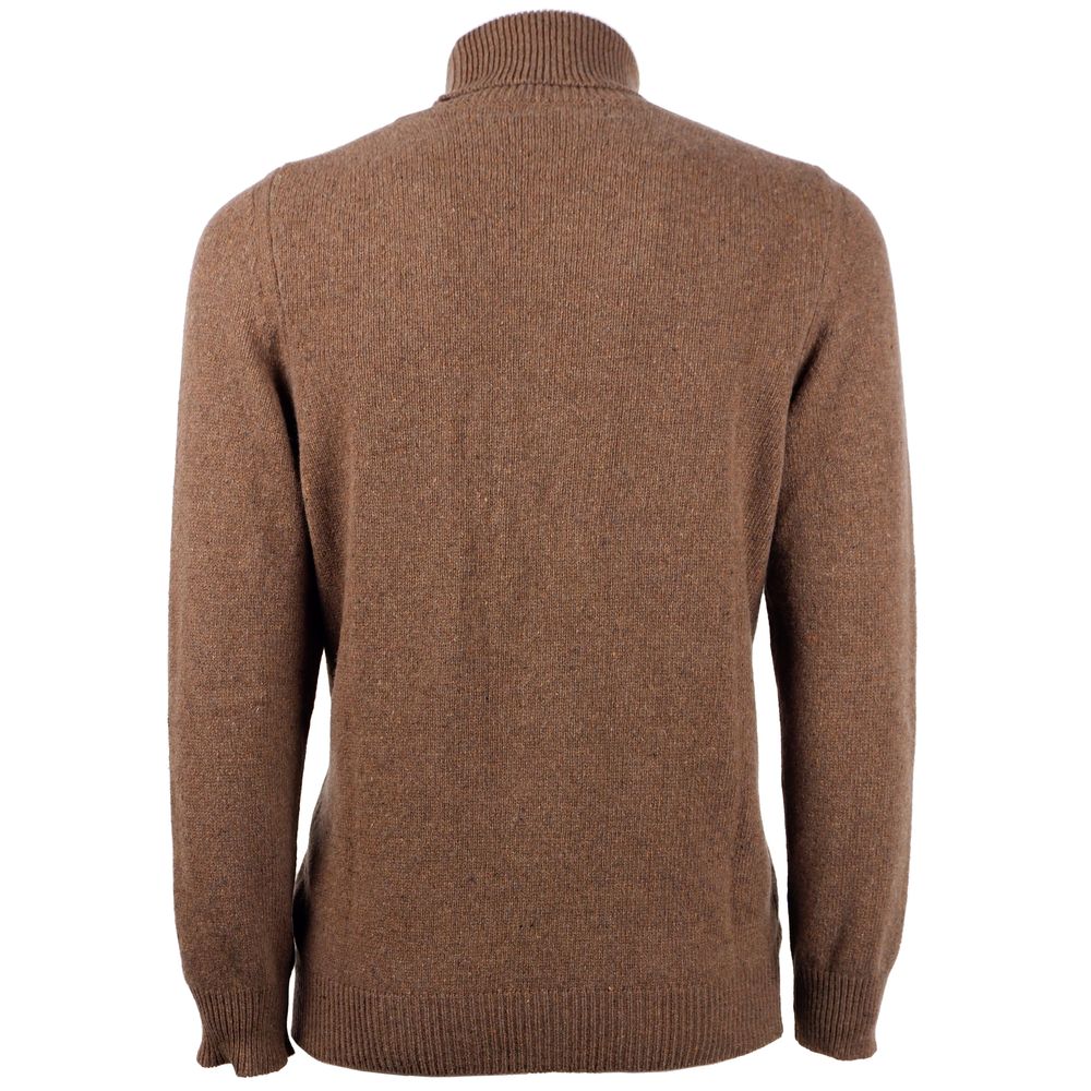 Jersey de cachemira marrón