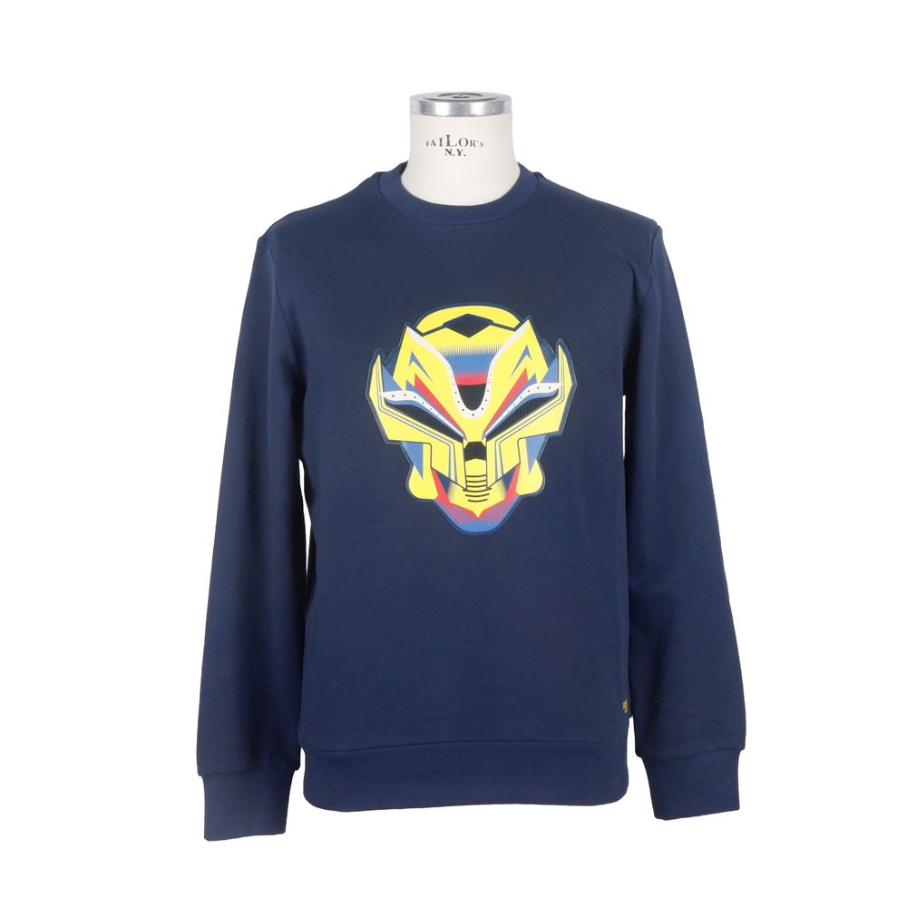 Jersey de algodón azul