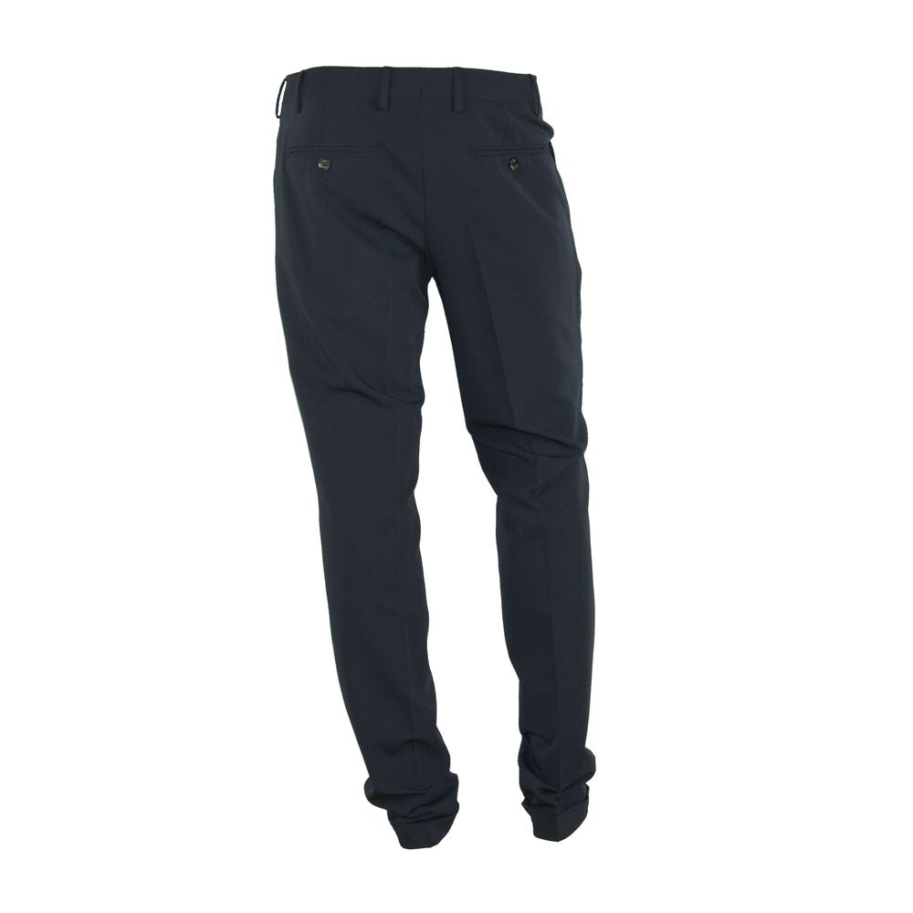 Vaqueros y pantalones de poliéster negros