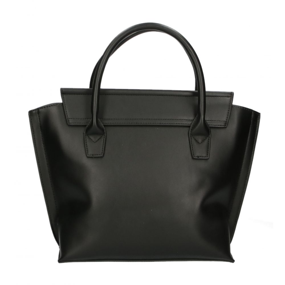 Bolso de mano de polietileno negro