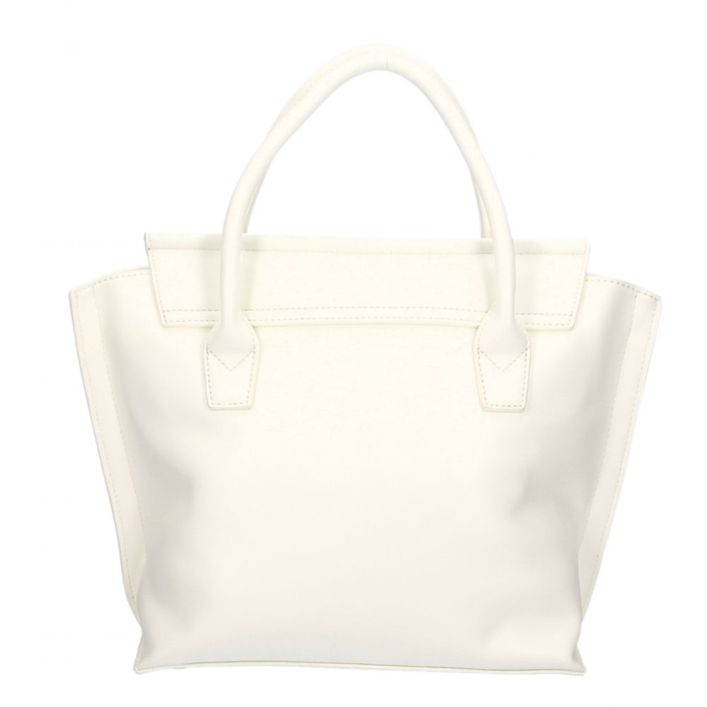 Bolso de mano de polietileno blanco