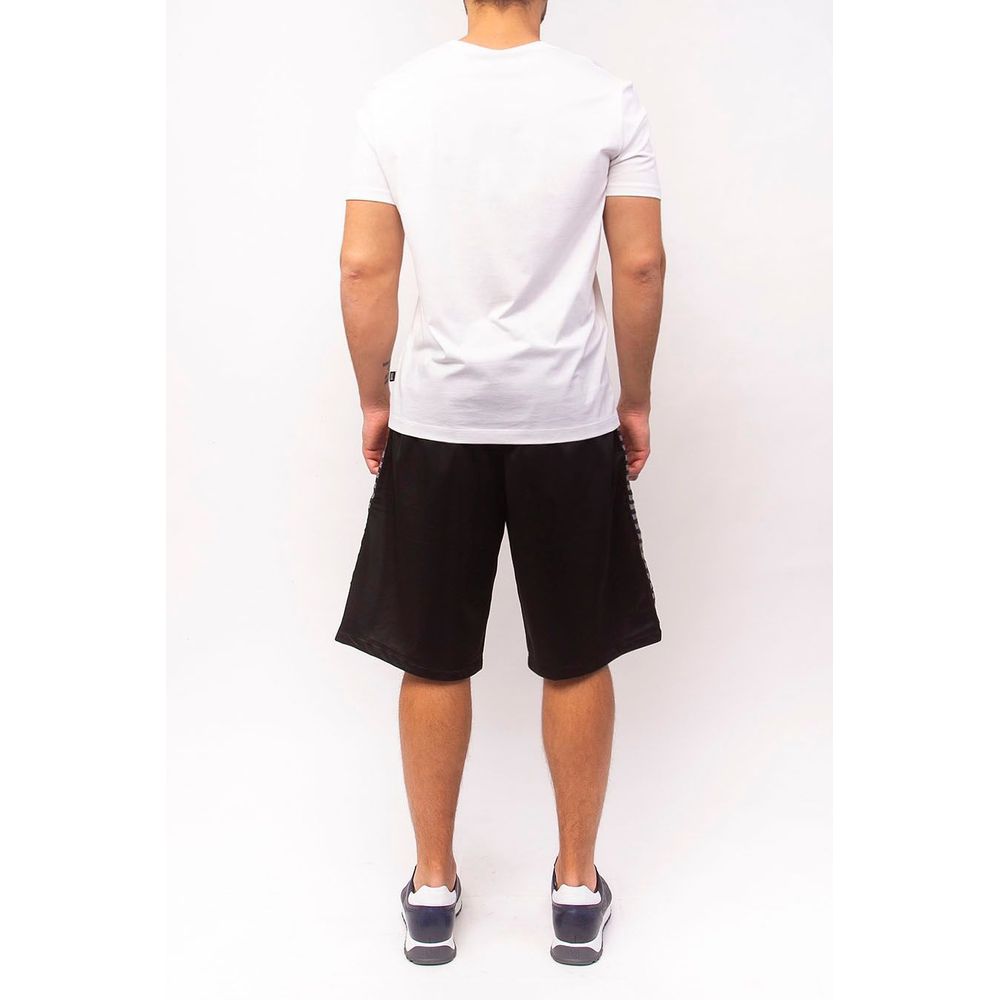 Pantalón corto de poliéster negro
