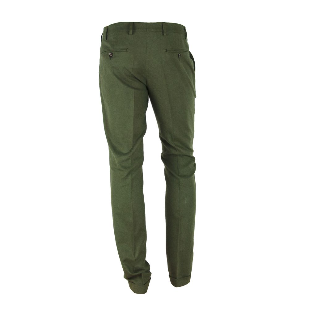 Jeans e pantaloni in cotone verde