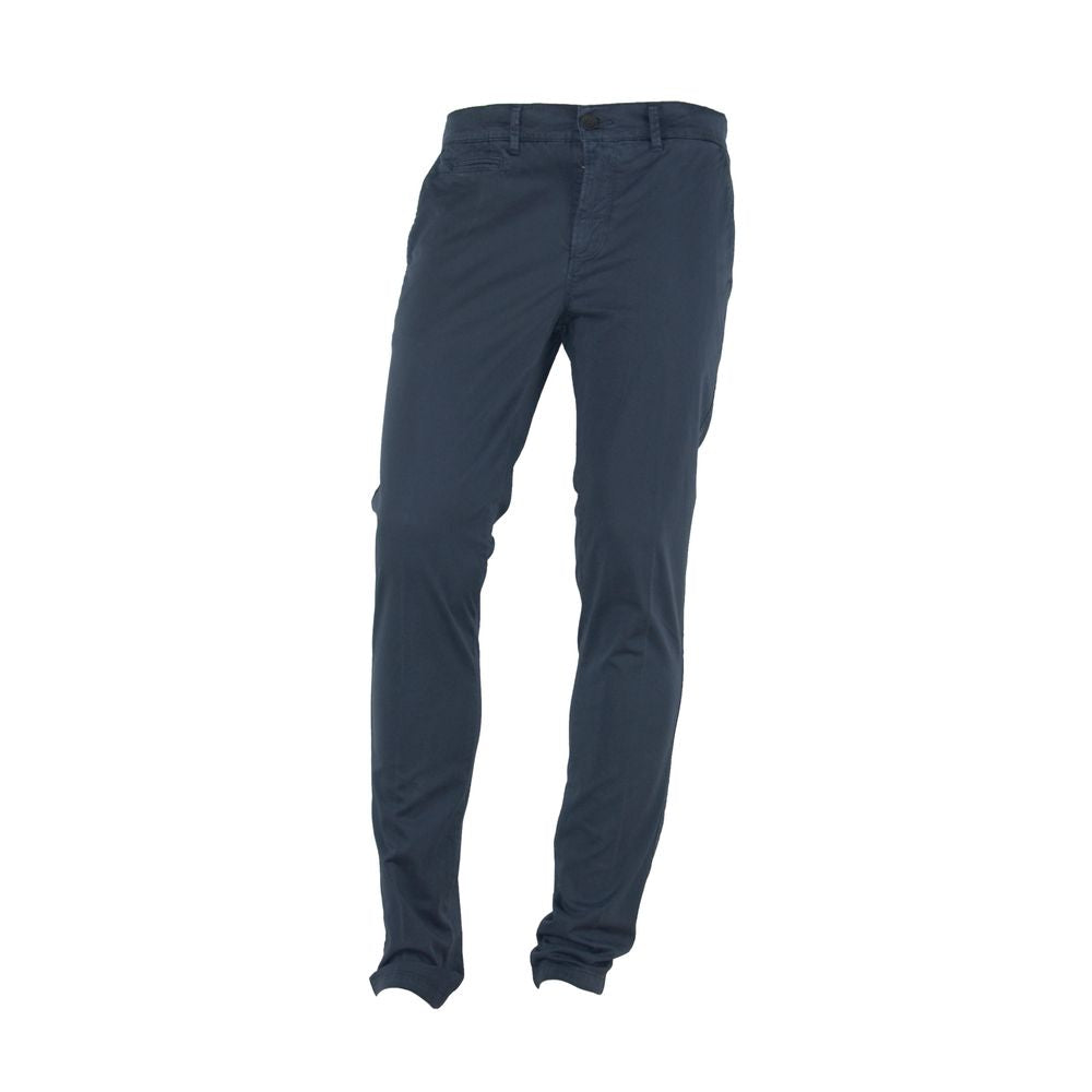 Vaqueros y pantalón de algodón azul