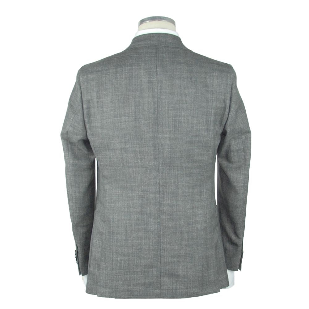 Grauer Vergine-Blazer aus Wolle