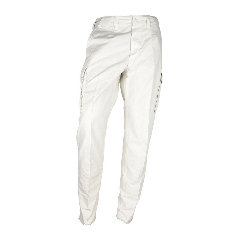 Jeans e pantaloni bianchi in cotone 97,5%.