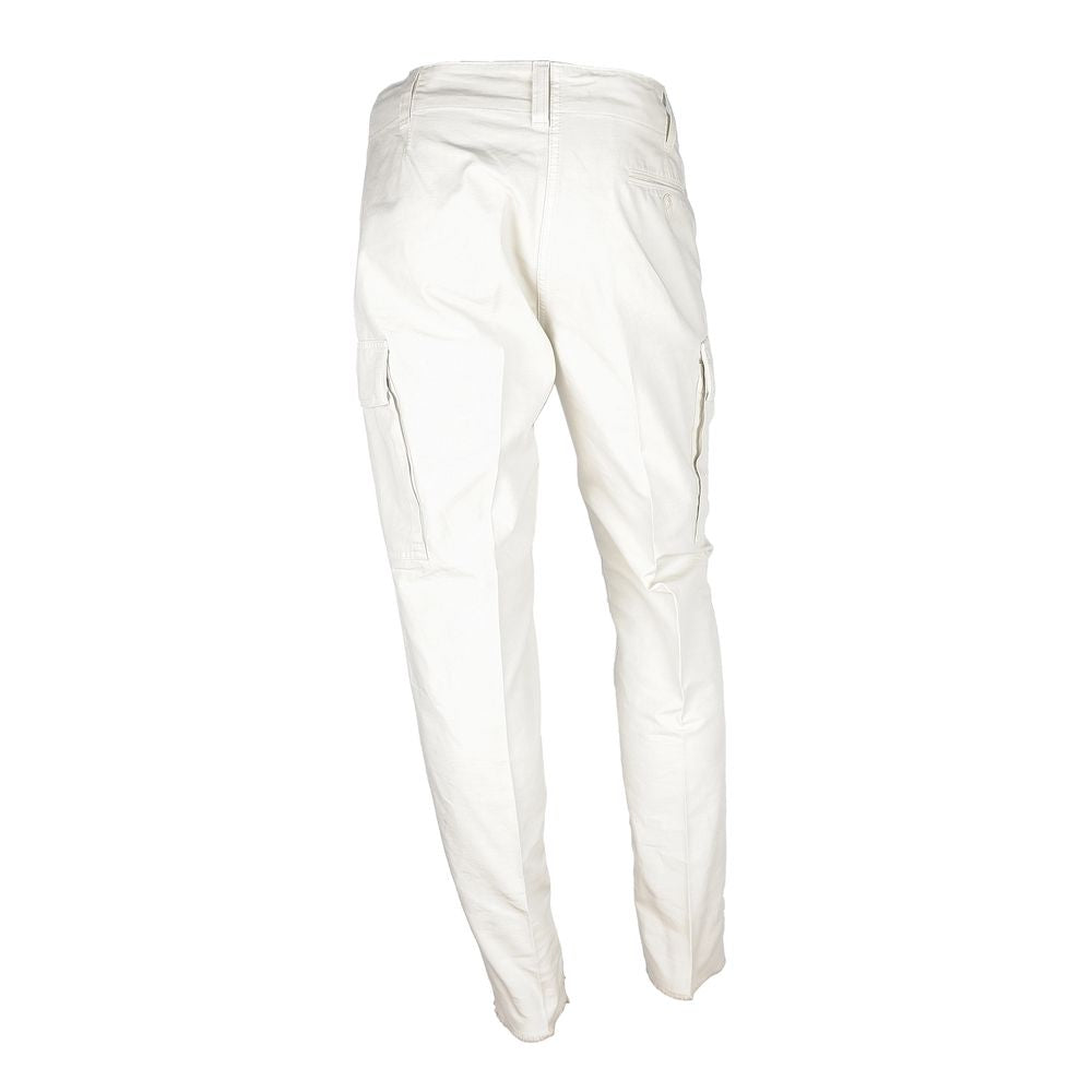 Jeans e pantaloni bianchi in cotone 97,5%.