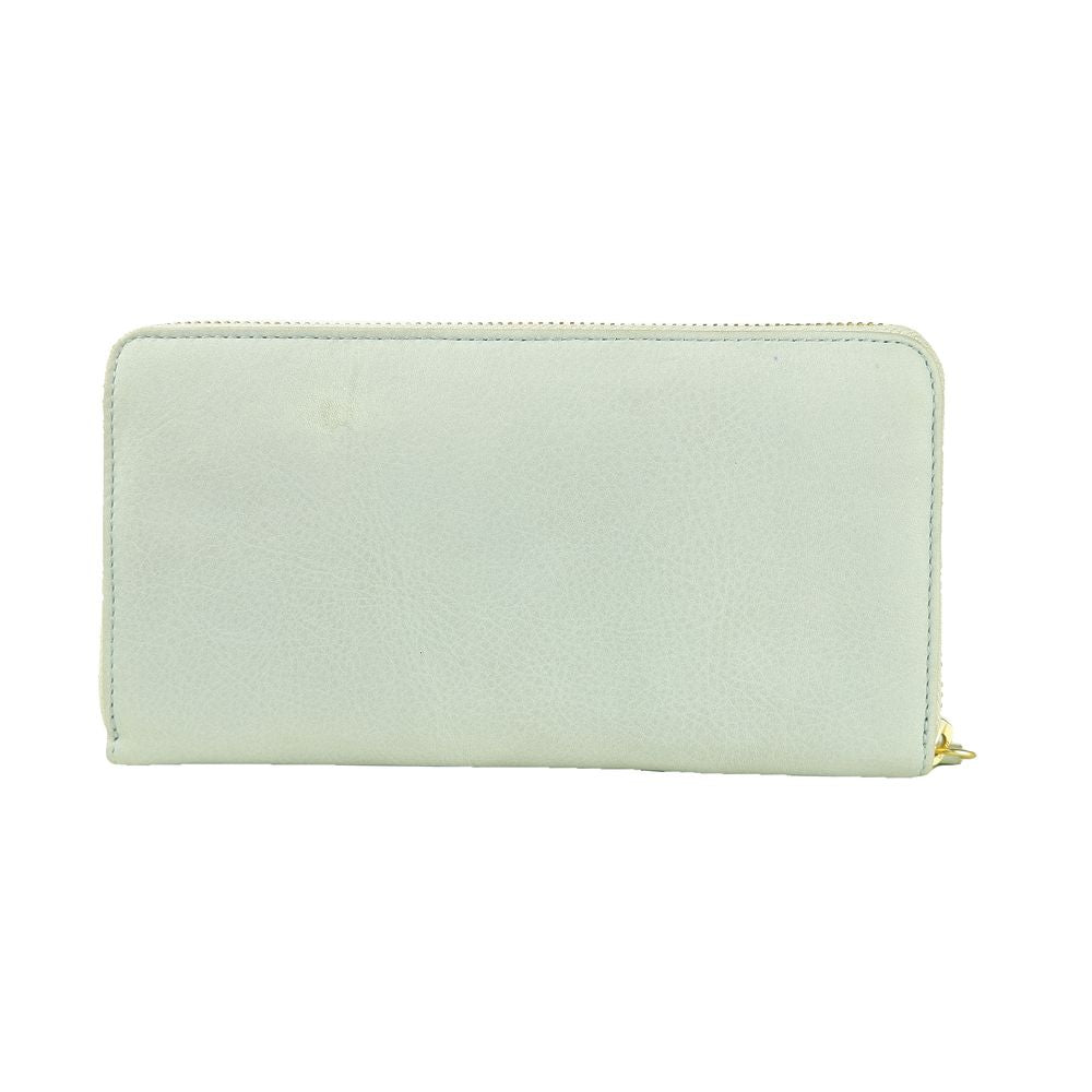 Cartera Di de piel de becerro gris