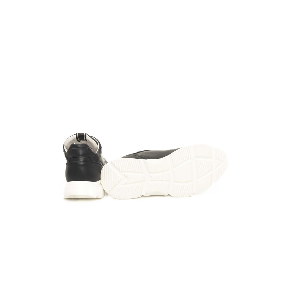 Cerruti 1881 Baskets en Cuir Bleu pour Hommes