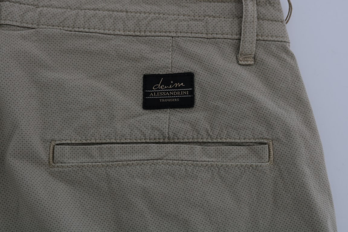 Chino slim fit in cotone elasticizzato beige