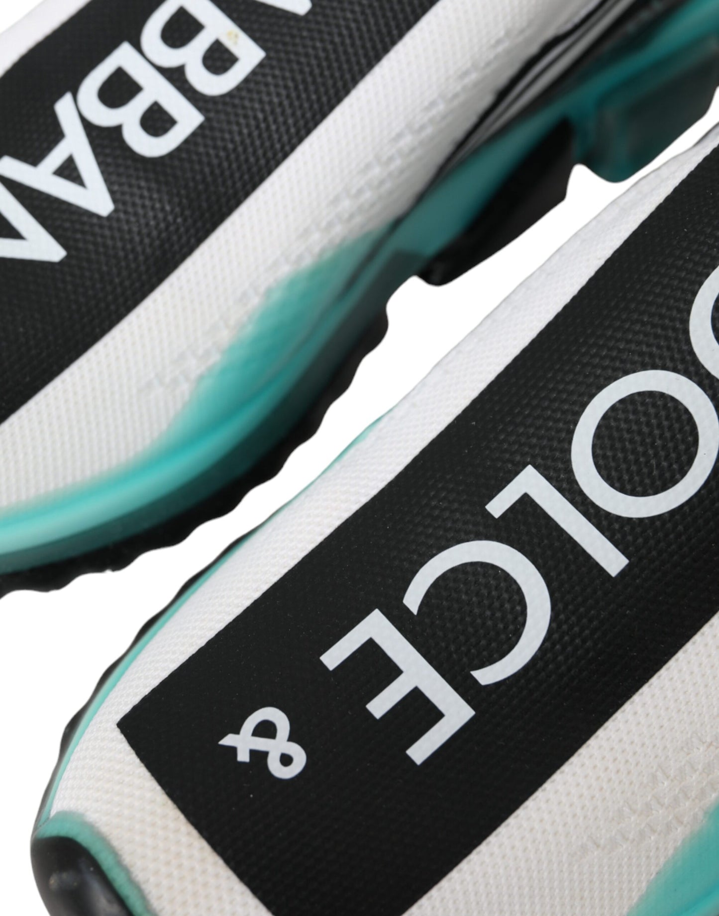 Dolce & Gabbana Sorrento Slipper-Sneakers in Schwarz/Weiß/Blau