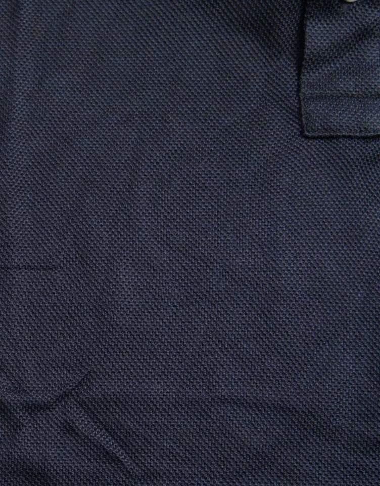 Dolce & Gabbana – Marineblaues Polo-T-Shirt mit Kragen und kurzen Ärmeln