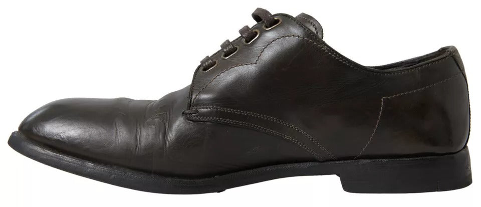 Dolce & Gabbana Grüne formelle Lederschuhe für Herren