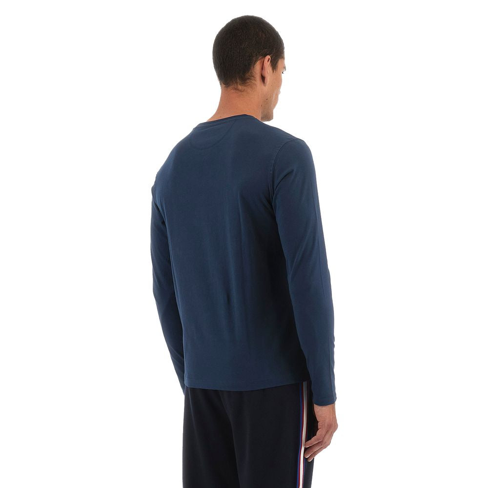 La Martina – Blaues Baumwoll-T-Shirt