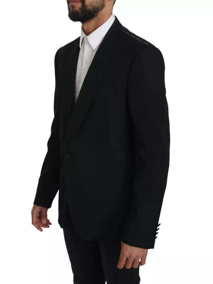 Dolce & Gabbana – Schwarzer, einreihiger Blazer