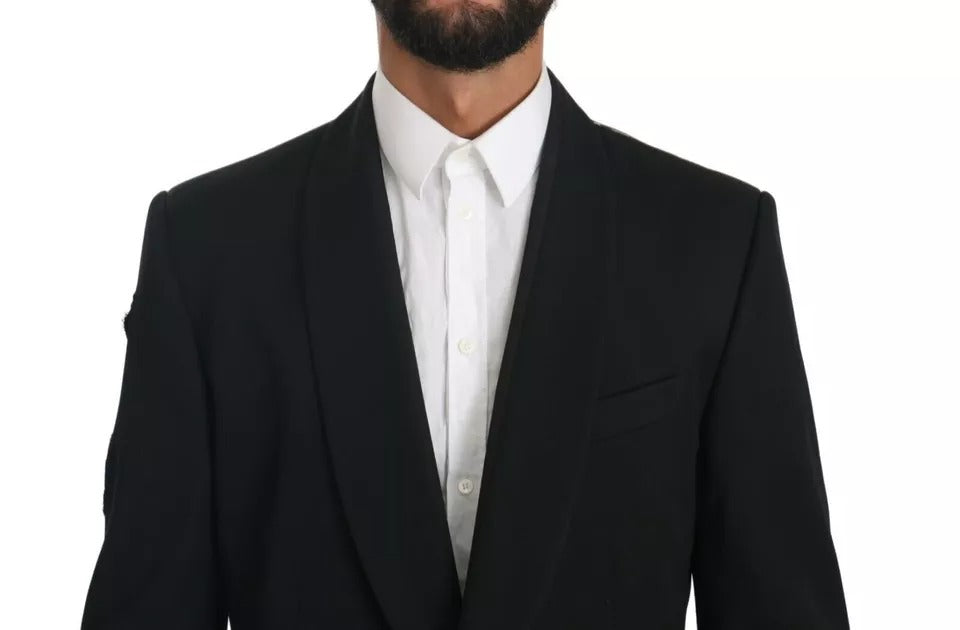 Dolce & Gabbana – Schwarzer, einreihiger Blazer