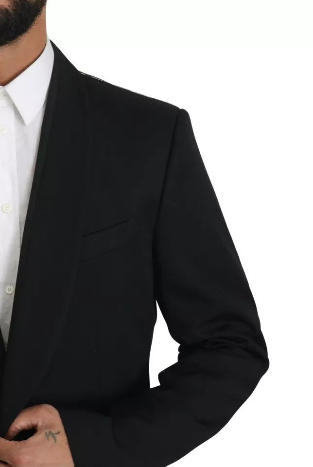 Dolce & Gabbana – Schwarzer, einreihiger Blazer