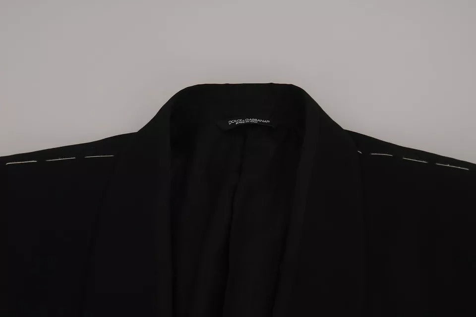 Dolce & Gabbana – Schwarzer, einreihiger Blazer