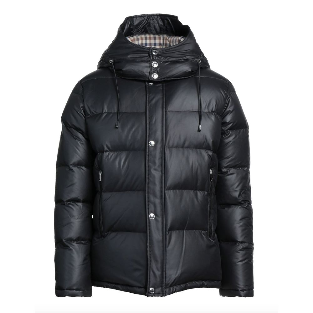Veste pour homme en polyester noir Aquascutum