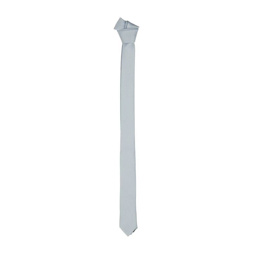 Corbatas y pajaritas de seda gris