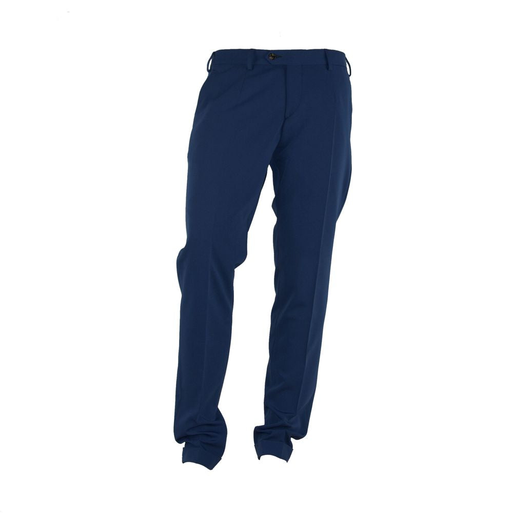 Jeans y pantalón de poliéster azul