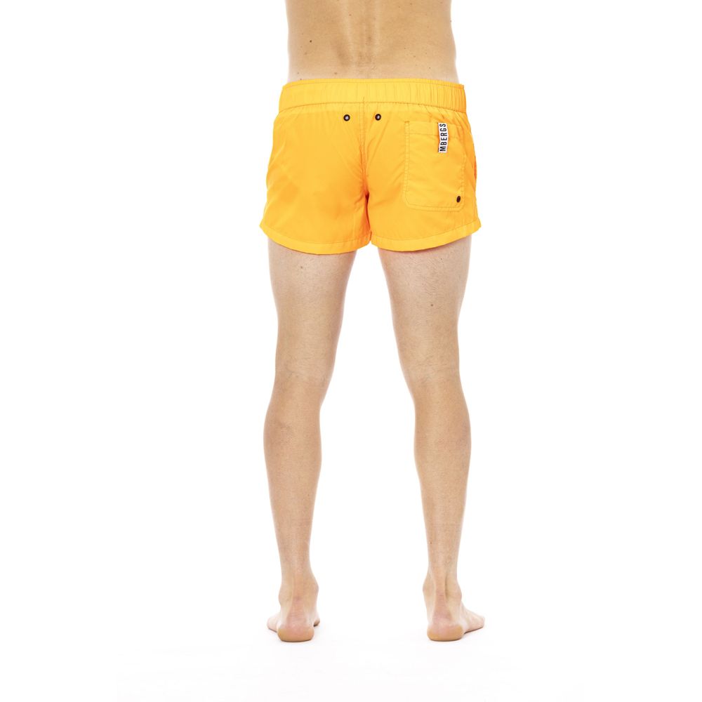 Orangefarbene Polyamid-Badebekleidung