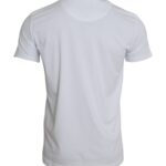Dolce & Gabbana – Weißes, kurzärmliges Rundhals-T-Shirt aus Baumwolle