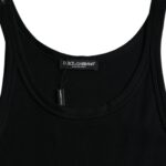 Dolce & Gabbana Schwarzes Tanktop ärmelloses Unterwäsche-T-Shirt für Männer