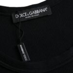 Dolce & Gabbana Schwarzes Tanktop ärmelloses Unterwäsche-T-Shirt für Männer