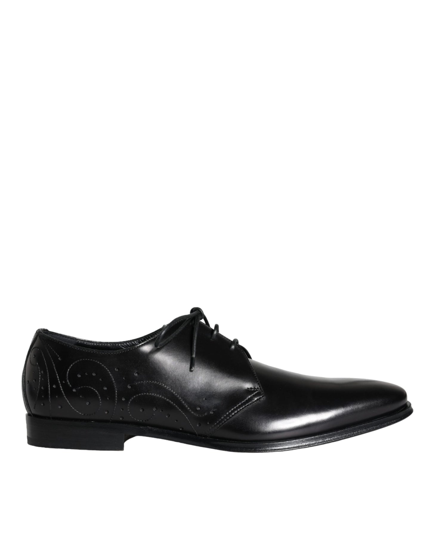 Dolce & Gabbana – Derby-Schuhe für Herren aus schwarzem Kalbsleder