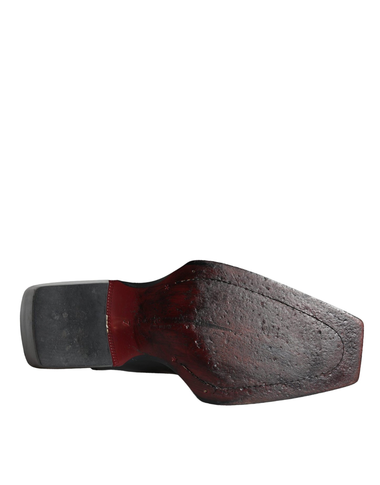 Dolce & Gabbana – Derby-Schuhe aus schwarzem Kalbsleder für Herren