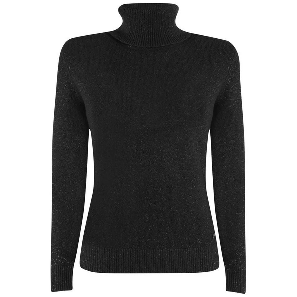Yes Zee – Schwarzer Viskosepullover