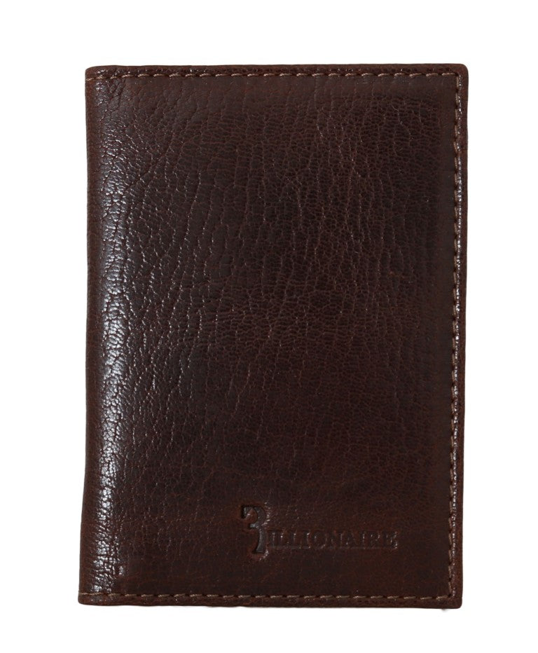 Billionaire Italian Couture Elite Moro Leder Herren Geldbörse