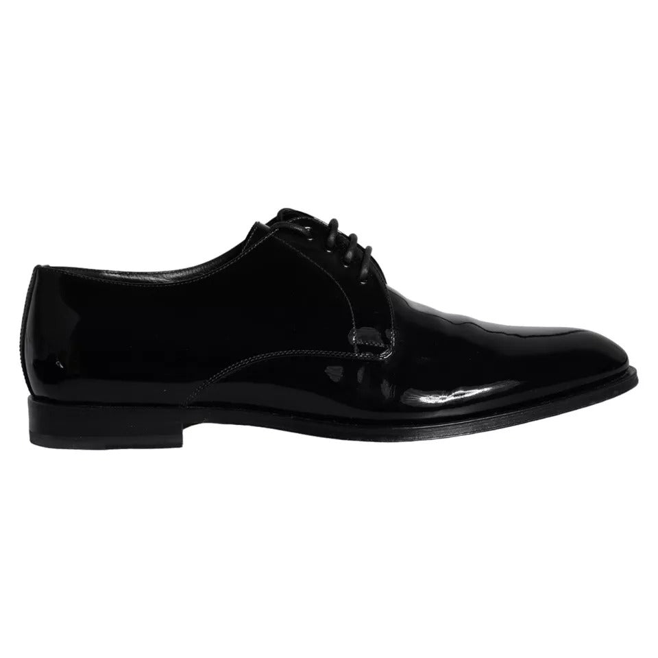 Dolce & Gabbana – Derby-Schuhe für Herren aus schwarzem Kalbsleder