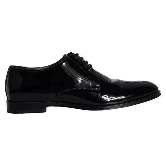 Dolce & Gabbana – Derby-Schuhe für Herren aus schwarzem Kalbsleder