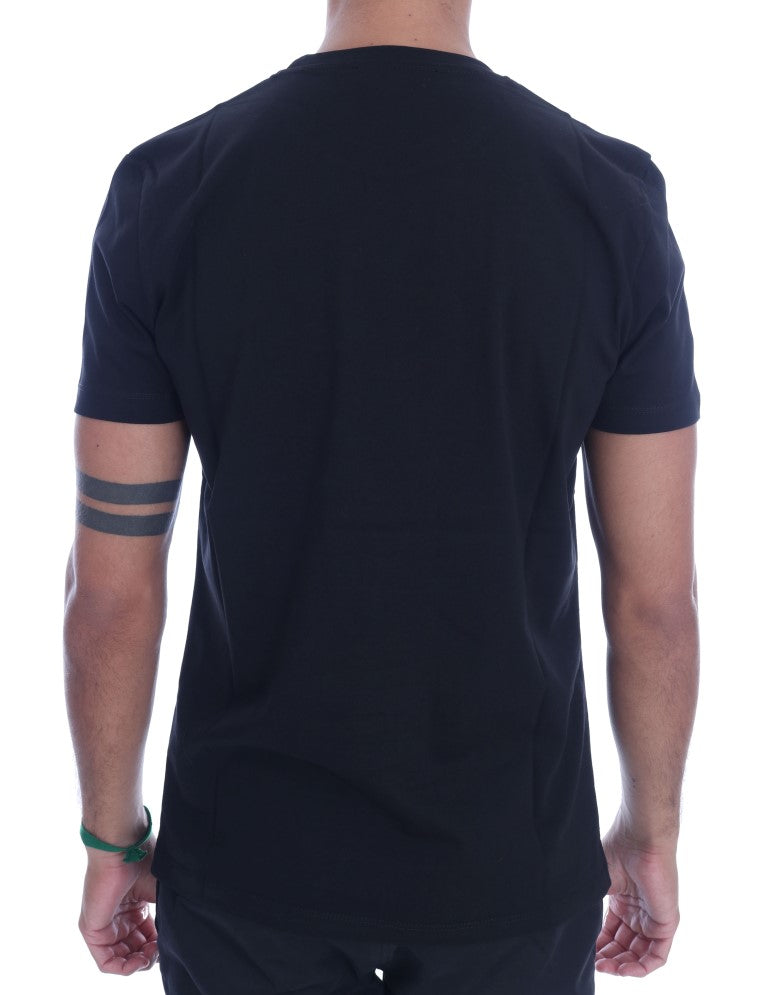 T-shirt girocollo RIDERS in cotone nero