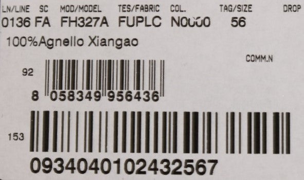 Gorro de piel de cordero Xiangao negro