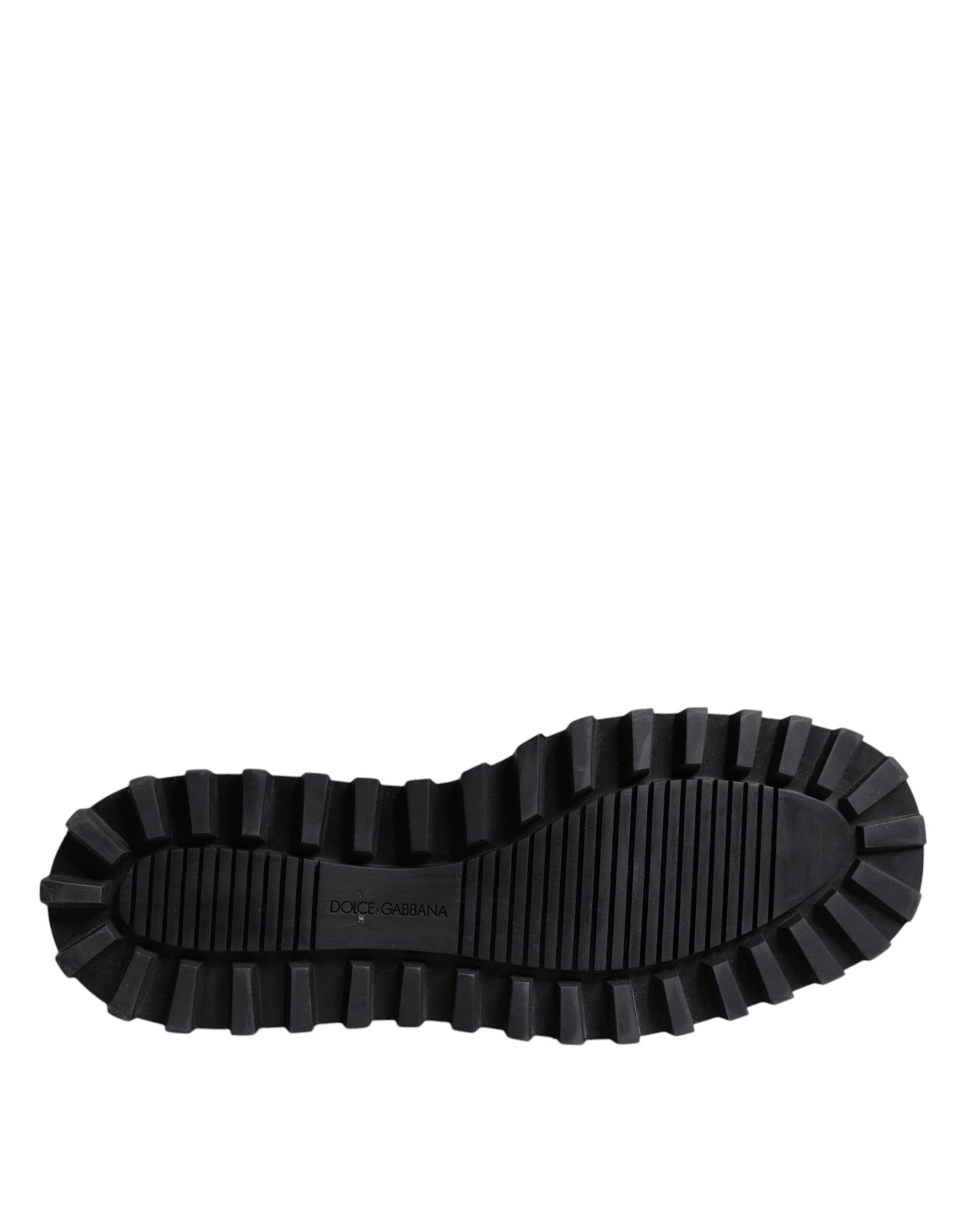 Dolce & Gabbana – Gepolsterte, wadenlange Schnürstiefel in Bronze