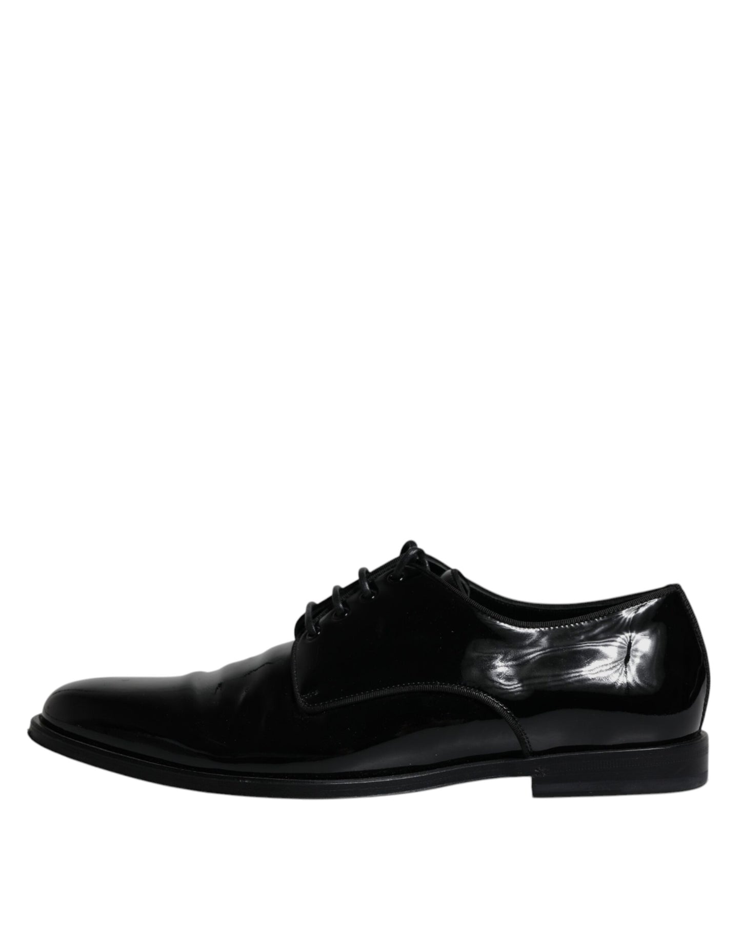 Dolce & Gabbana – Derby-Schuhe aus schwarzem Leder für Herren