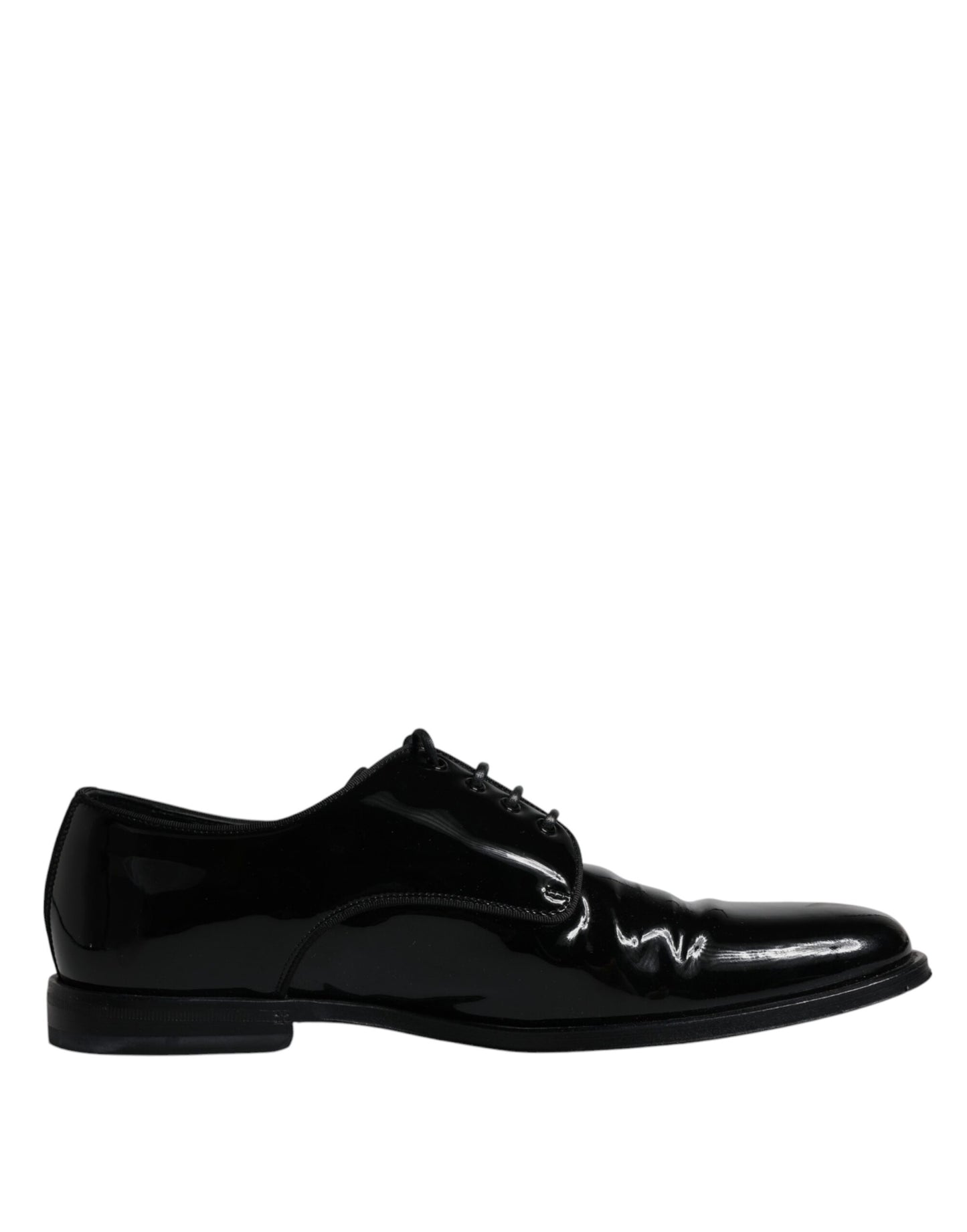 Dolce & Gabbana – Derby-Schuhe aus schwarzem Leder für Herren