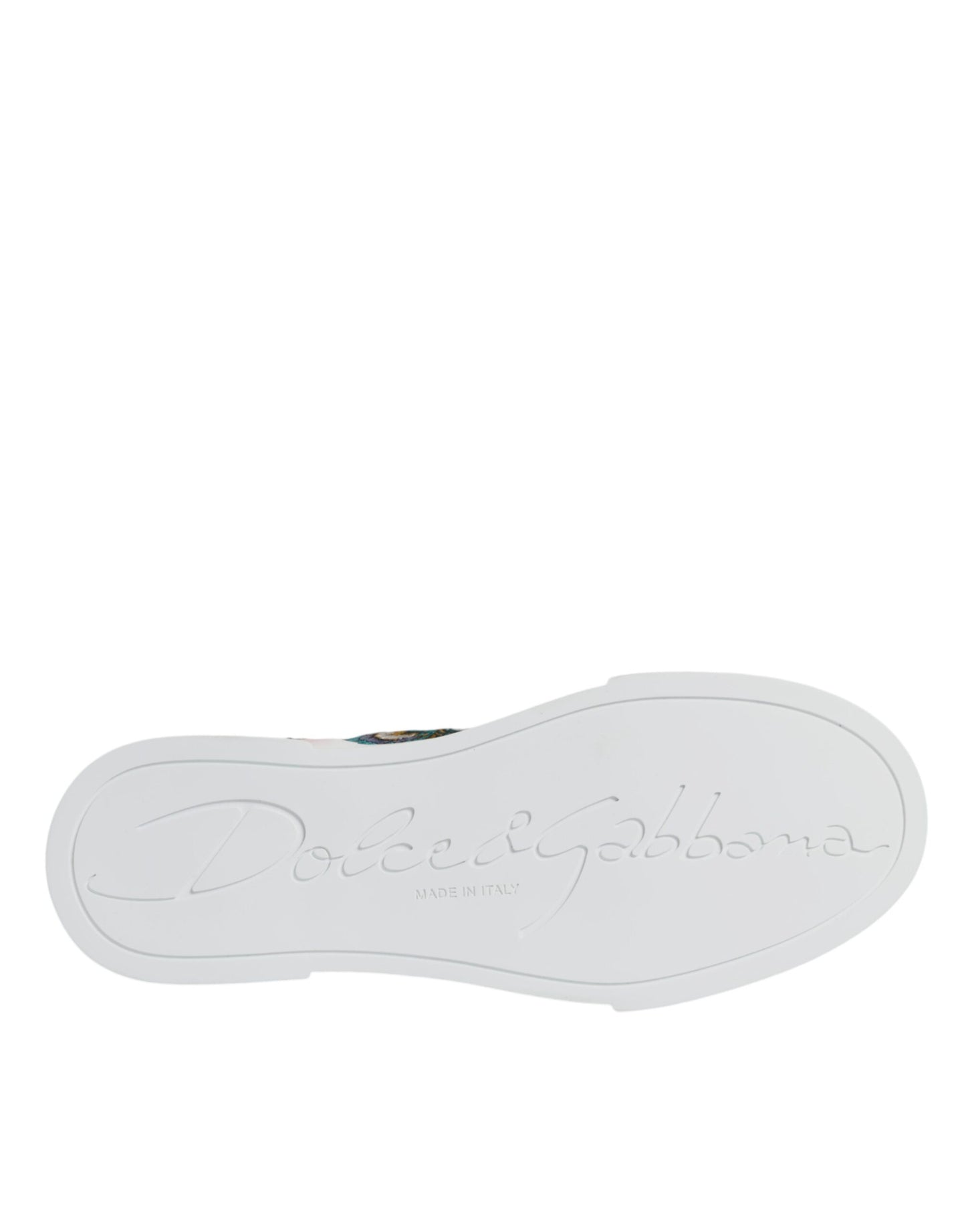 Dolce & Gabbana Mehrfarbige Patchwork High Top Sneakers Schuhe