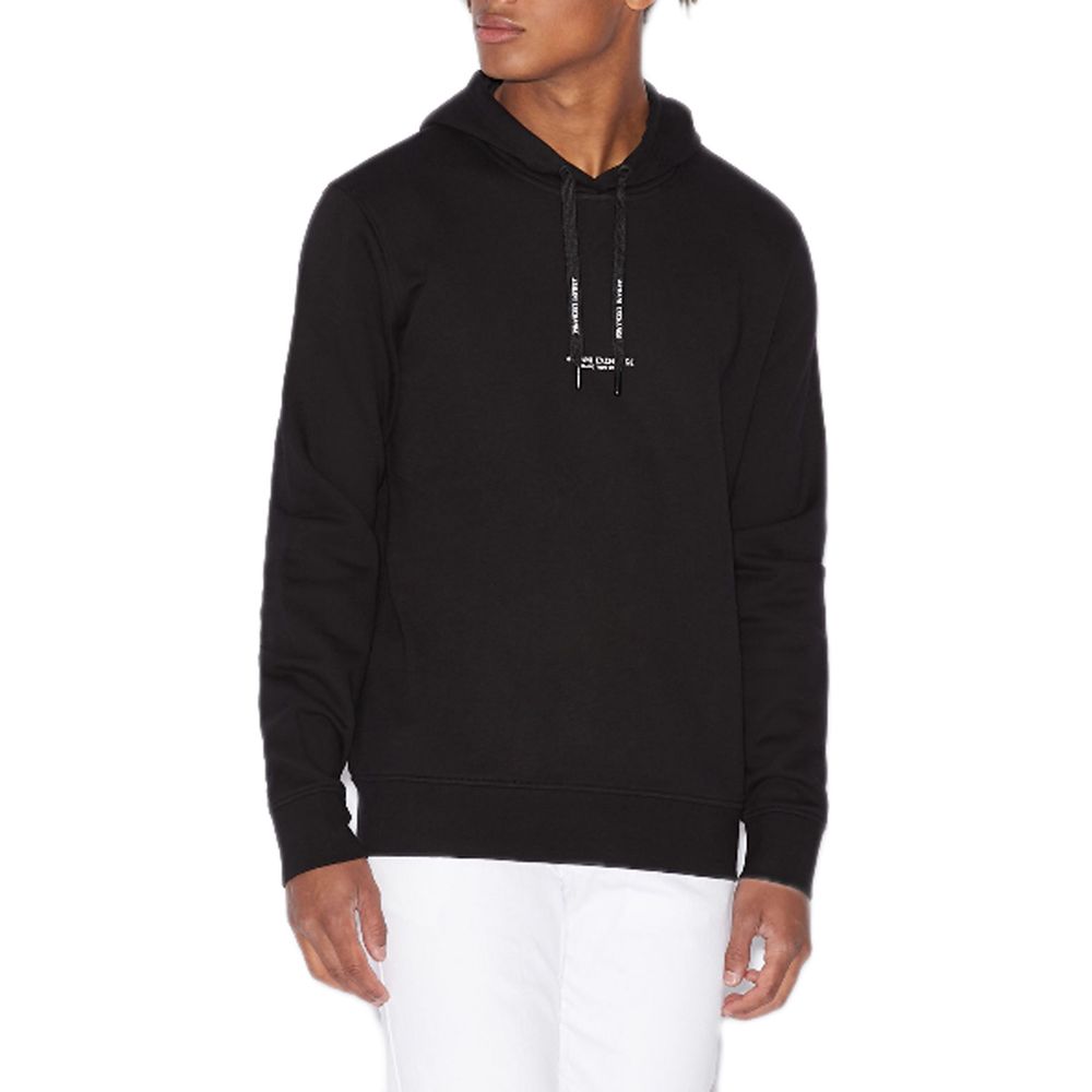 Pull en coton noir Armani Exchange