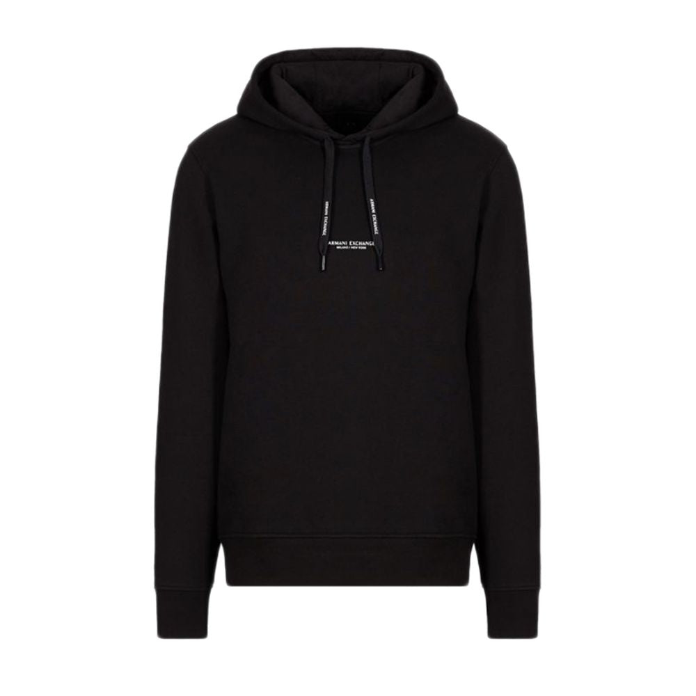 Pull en coton noir Armani Exchange