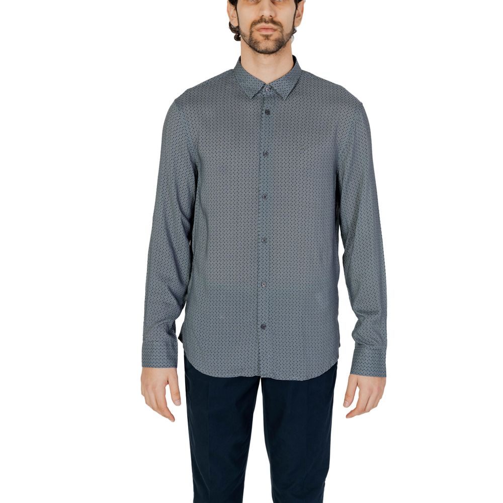 Chemise en viscose grise Armani Exchange