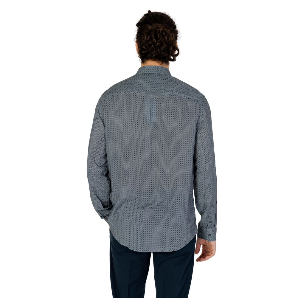 Chemise en viscose grise Armani Exchange